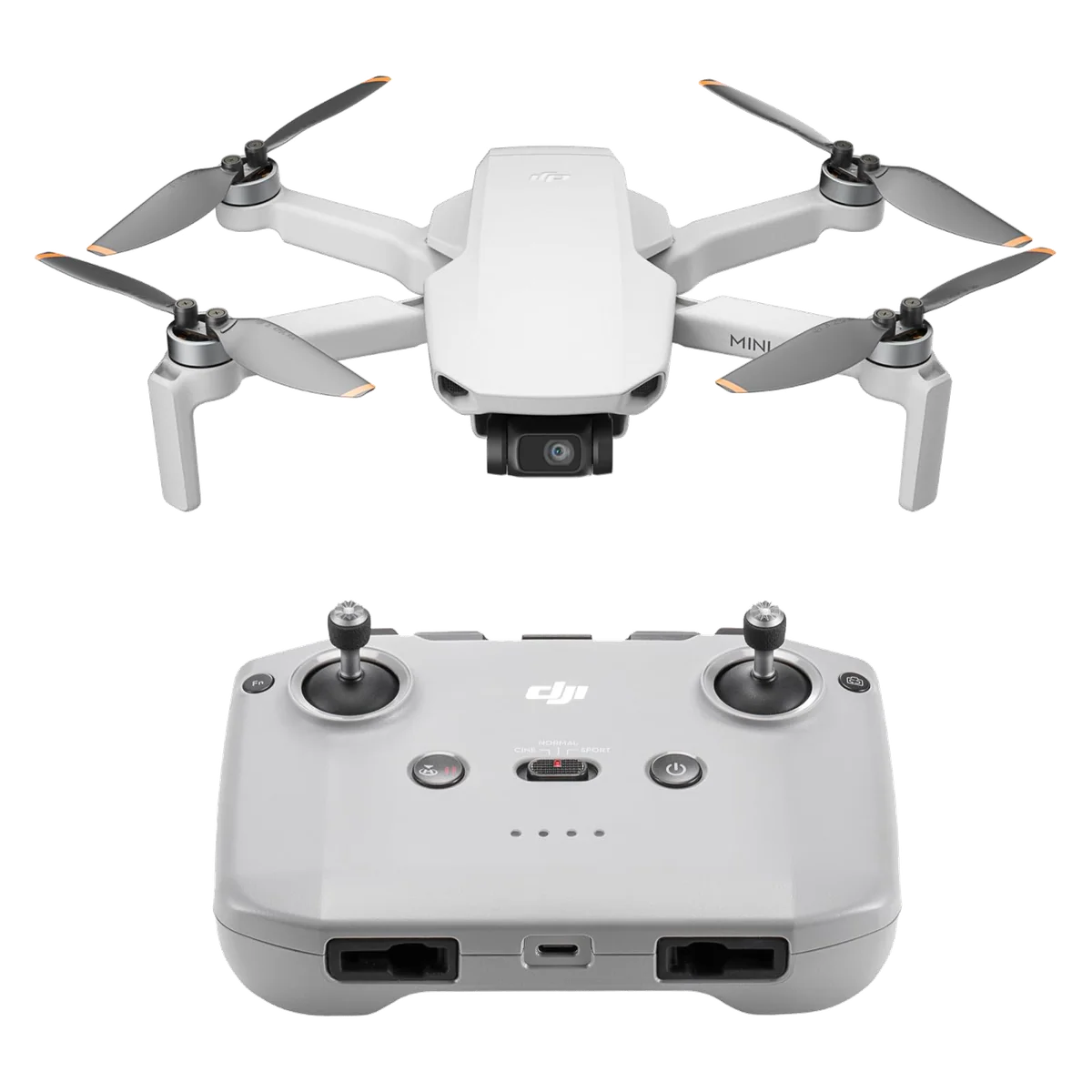 DJI Mini 4K, Drone with 4K UHD Camera for Adults, Under 249 g, 3-Axis Gimbal Stabilization, 10km Video Transmission, Auto Return, Wind Resistance, 1 Battery for 31-Min Max Flight Time
